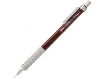 Mikrotužka Pentel GraphGear 500, průměr tuhy 0,3 mm, hnědá barva těla