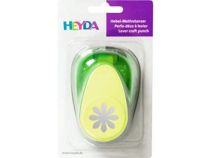 Heyda dekorační děrovač Kytka 50 mm pro výseky z papíru, motiv květiny