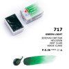 Nevskaya Palitra White Nights akvarelová barva 2,5 ml, odstín Green light, zelená